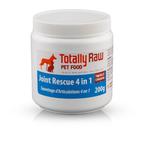 Totally Raw Pet Food Supplément pour animaux Joint Rescue 4 en 1