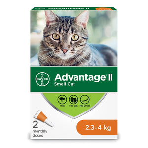 Advantage II Flea Protection for Small Cats 2.3-4-kg
