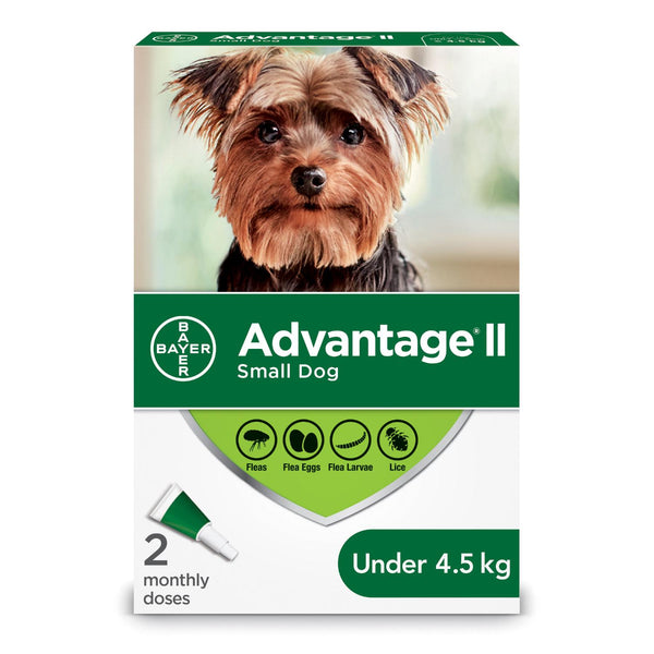 Advantage II Flea Protection for Small Dogs under 4.5-kg