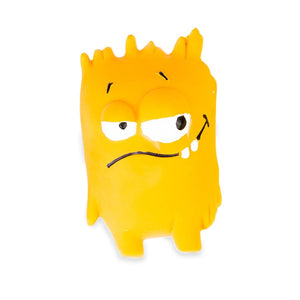 Bud'z Mini Latex Monster Edgar Squeaker Dog Toy, Orange, 8-cm
