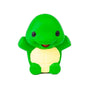 Bud'z Mini Latex Turtle Squeaker Dog Toy, Green, 8-cm
