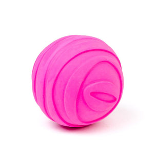 Bud'z Latex Ball Squeaker Dog Toy, Purple