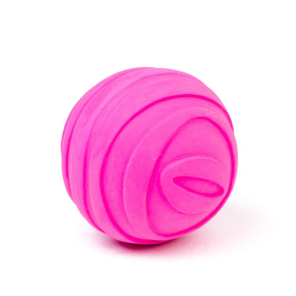 Bud'z Latex Ball Squeaker Dog Toy, Purple