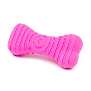 Bud'Z Jouet En Latex Avec "Squeaker" Pour Chien - Os Mauve