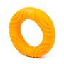 Bud'Z Jouet En Latex Avec "Squeaker" Pour Chien - Anneau Orange