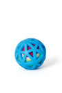 Bud'z Rubber Ball With Tennis Ball Dog Toy, Blue