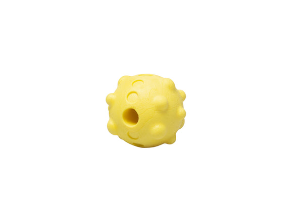 Bud'z Rubber Foam Ball Dog Toy, Yellow