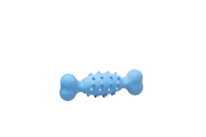 Bud'z Rubber Foam Bone Dog Toy, Blue