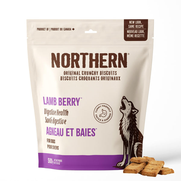 Gâteries pour chiens Northern Biscuit Agneau Baies