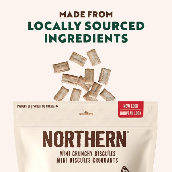Gâteries pour chiens Northern Biscuit Mini Mix Bacon canadien et Liverlicious
