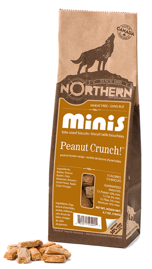 Northern Biscuit Peanut Crunch! Minis Dog Treats