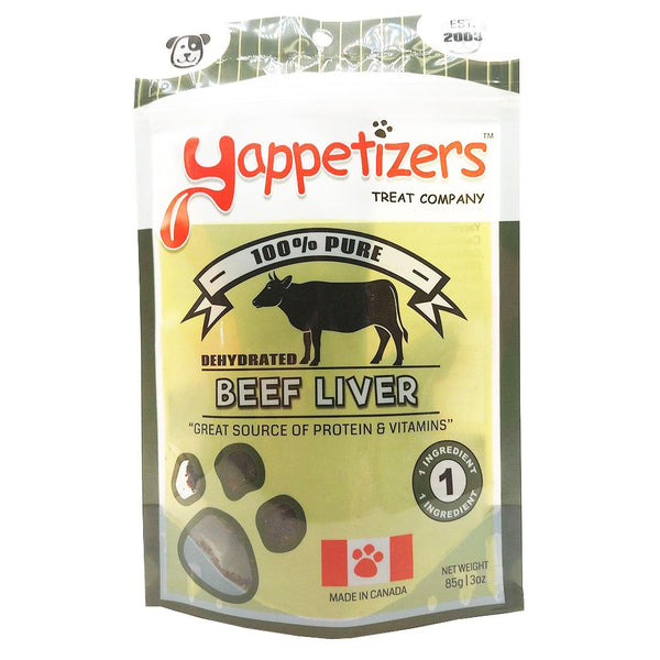 Yappetizers Beef Liver Dehydrated Dog Treats