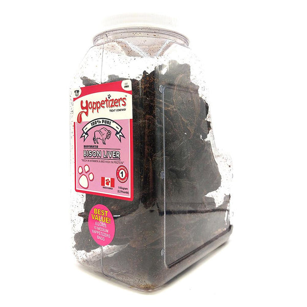 Yappetizers Bison Liver Dog & Cat Treats