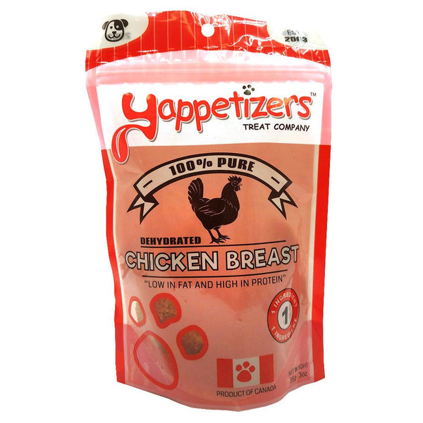 Yappetizers Chicken Breast Dehydrated Dog Treats