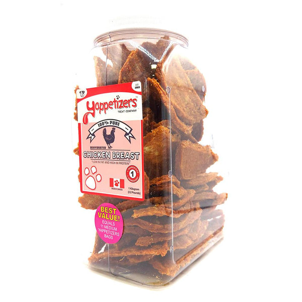 Yappetizers Chicken Breast Dehydrated Dog Treats