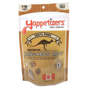 Yappetizers Kangaroo Meat Dehydrated Dog Treats