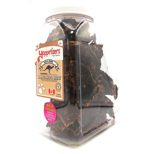 Yappetizers Kangaroo Meat Dehydrated Dog Treats