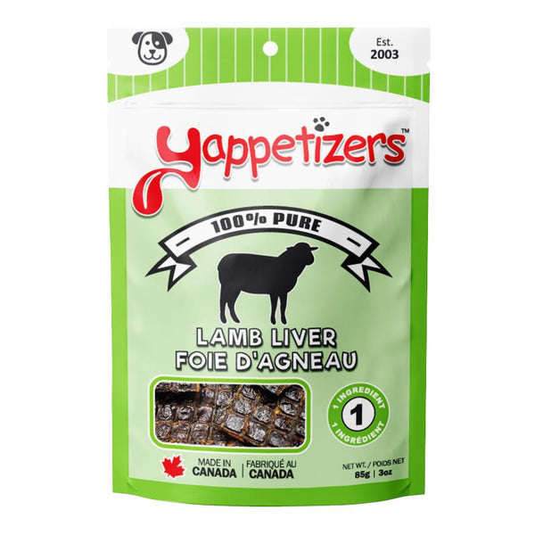Yappetizers Lamb Liver Dog Treats
