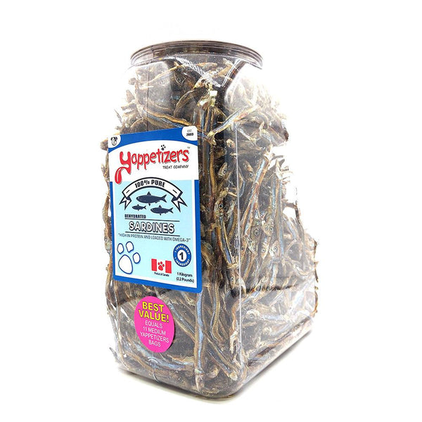 Yappetizers Sardines Dehydrated Dog Treats
