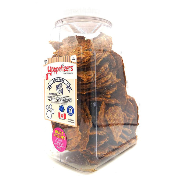 Yappetizers Wild Salmon & Blueberries Dehydrated Dog Treats