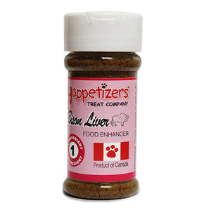Yappetizers Bison Liver Dog & Cat Food Topper, 50-gram