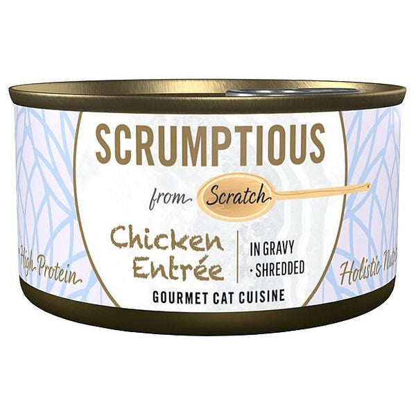 Scrumptious From Scratch Chicken Entree Wet Cat Food Can