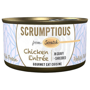 Scrumptious From Scratch Chicken Entree Wet Cat Food Can