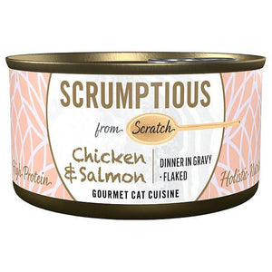 Scrumptious From Scratch Poulet & Saumon en conserve pour chats humide