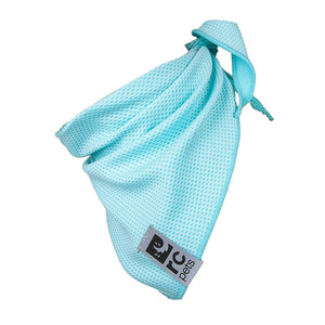 RC Pets Zephyr Cooling Bandana for Dogs, Ice Blue