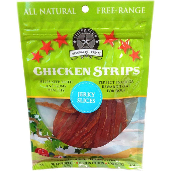 Silver Spur Chicken Strips Jerky Slices Dog Treats