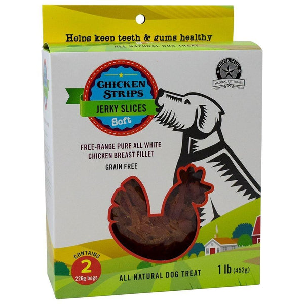 Silver Spur Chicken Strips Jerky Slices Dog Treats