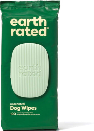 Earth Rated Unscented Plant-Based Dog Wipes