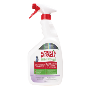 Nature's Miracle JFC Spray détachant et désodorisant pour chats Parfum Lavande.