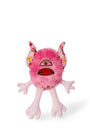 Bud'z Plush Monster Loomy Floral Pattern Dog Toy, Pink, 10.5-cm