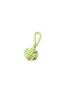 Bud'Z Jouet De Corde Pour Chien, Pomme De Touline Avec Boucle Vert Et Jaune