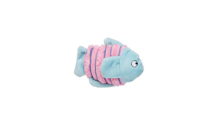 Bud'z Fish Cat Toy, Pink/Blue, 11.43-cm
