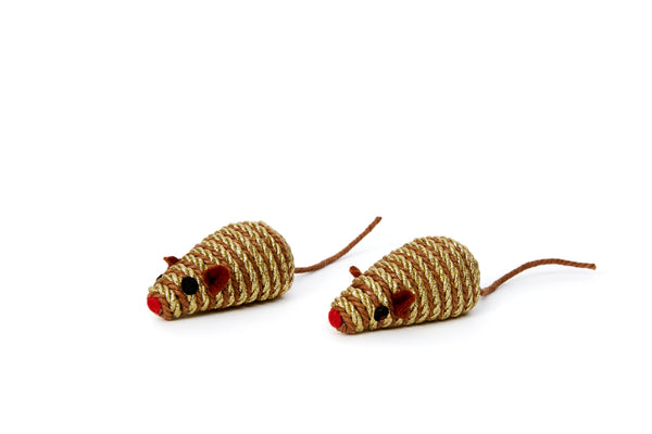 Bud'z Mouse Cat Toy, Golden, 7-cm