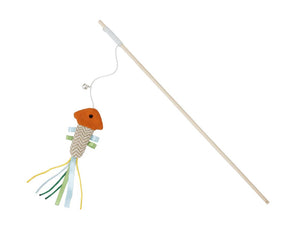 Bud'z Swing Stick Fish Cat Toy, 125-cm