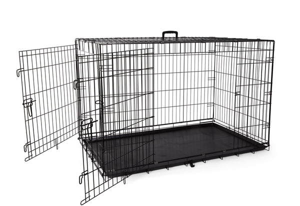 Bud'z Deluxe 2 Door with Divider Dog Crate