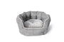 Bud'Z Lit Rond À Rebords Élevés, Deluxe Gris