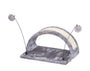 Bud'z Denali Massage Scratch & Play Bow Cat Scratcher, Grey, 38 x 25 x 20-cm