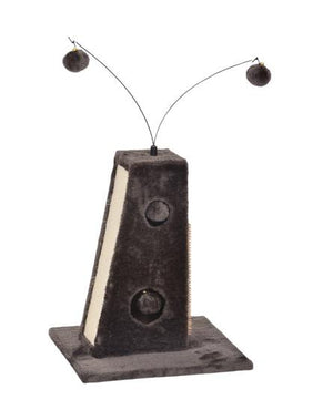 Bud'z Elias Play & Scratch Station Cat Scratcher, Brown, 35 x 35 x 41.5-cm