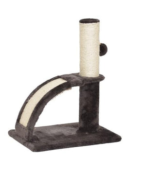 Bud'z Logan with Massage Bow Cat Scratching Post, Brown, 35 x 25 x 43-cm