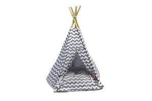 Bud'z Cat Tent, Gray, 66 x 63.5-cm