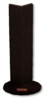 Bud'z Made In Quebec Corner Protector Cat Scratcher, Black, 24.1 x 24.1 x 60-cm