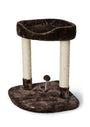 Bud'z Classic 2 Level Cat Scratching Post, Brown, 62 x 59 x 62-cm