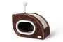 Bud'Z Station De Jeu Abris Escargot Et Boite À Gratter, Brun 45X26X30-cm