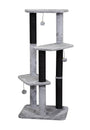 Bud'z Three Level with Black Sisal Cat Tree, 50 x 40 x 111-cm