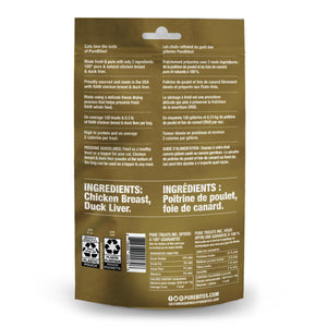 PureBites Chicken & Duck Liver Freeze-Dried Cat Treats, 1.12-oz