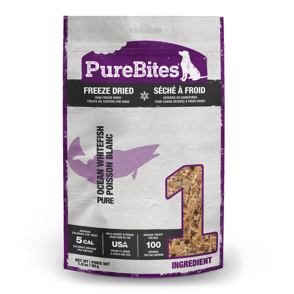 PureBites Ocean Whitefish Freeze-Dried Dog Treats